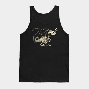 Undead Spooky Dragon Tank Top